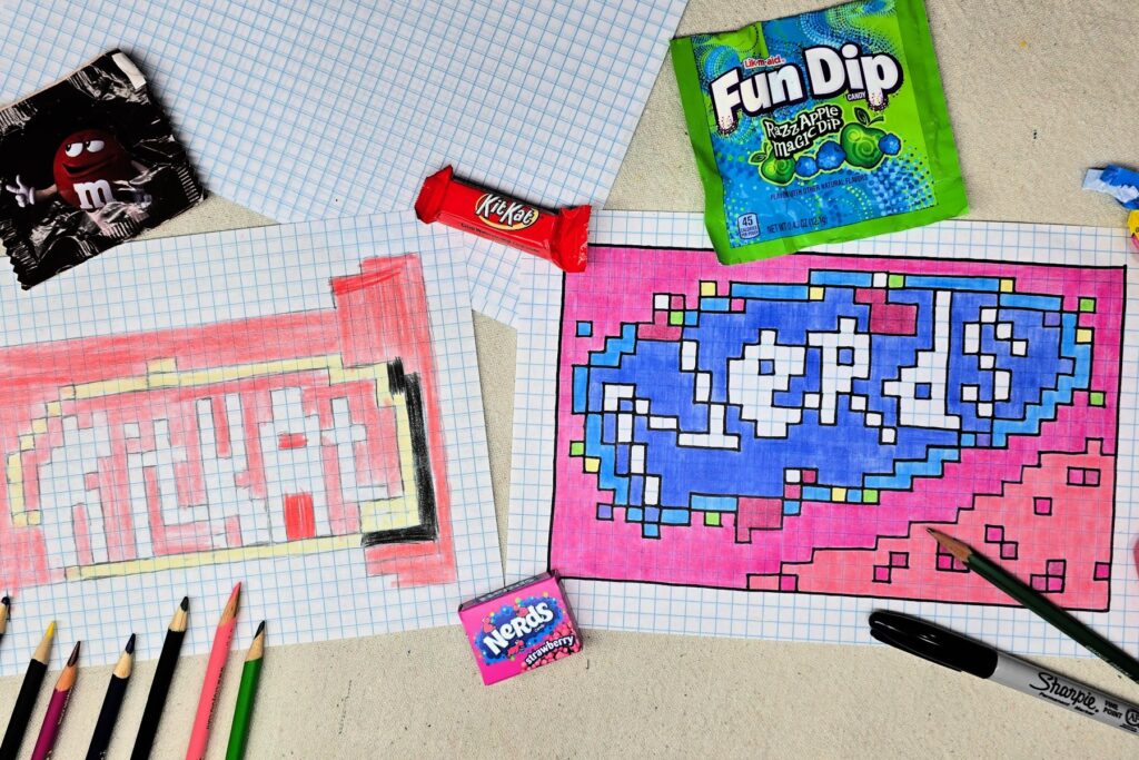 Candy Pixel Complete Vert Kids Activities Blog 1