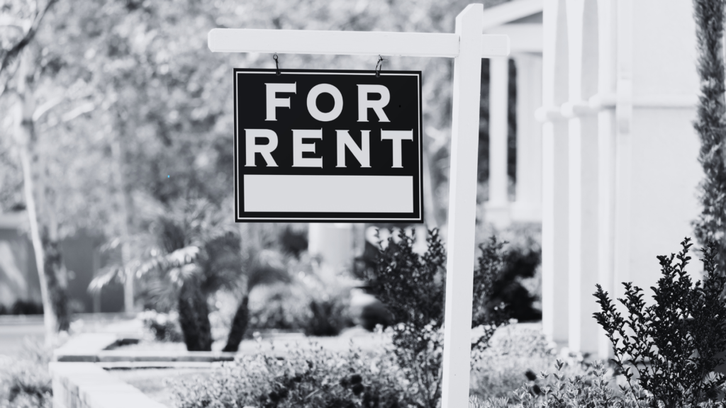 for rent sign